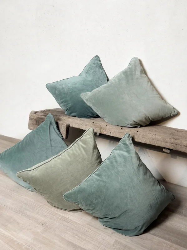 Samtkissen 60x60 cm 5-er Set