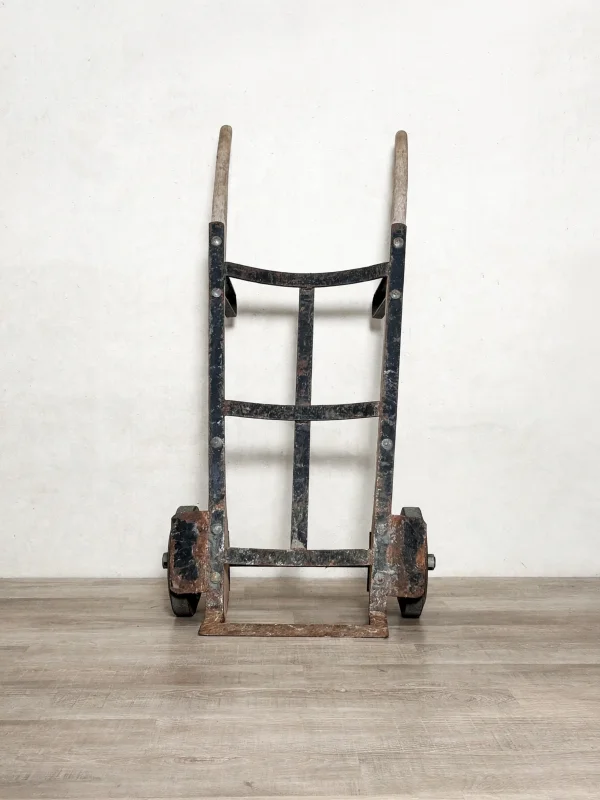 Rustic Solid Metal Hand Truck