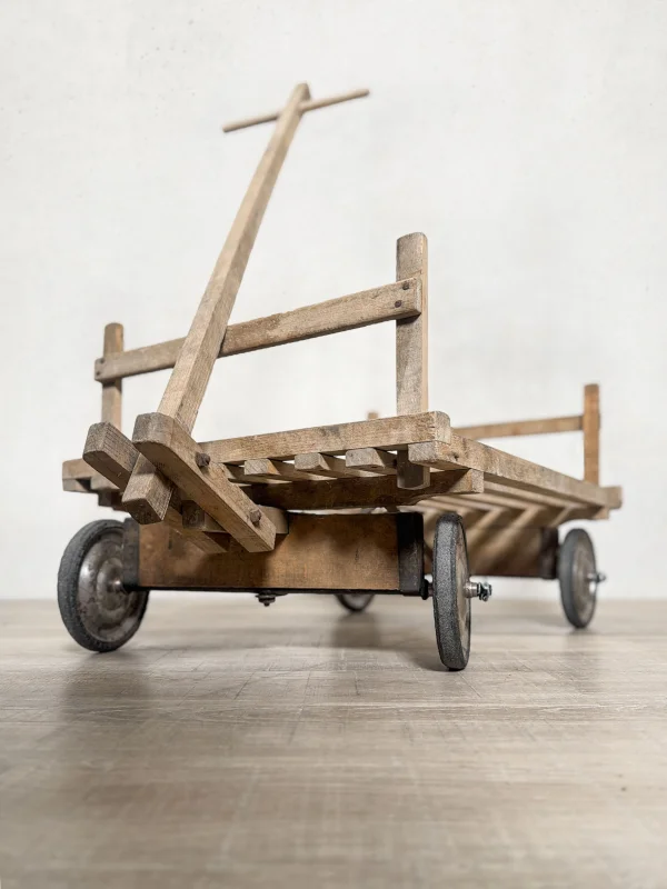 Vintage Wooden Handcart